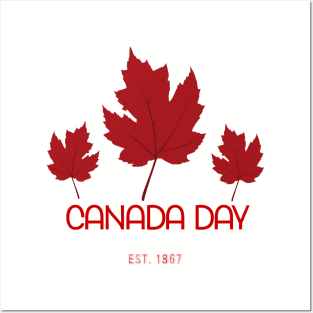 CANADA DAY 1867 Posters and Art